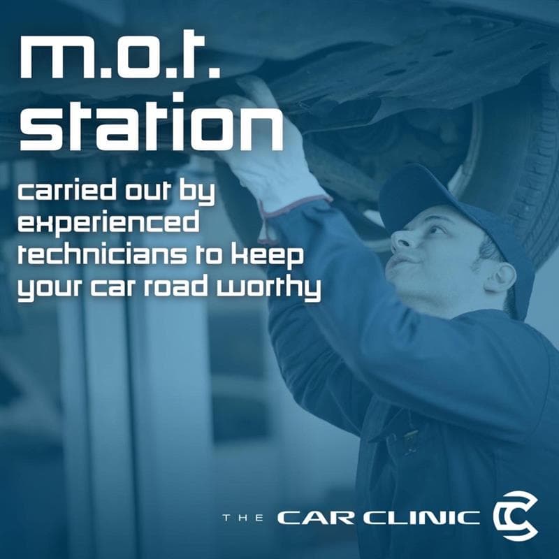 Mechanic working on a car